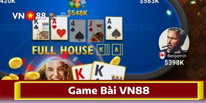 Game bài VN88 đồ họa 3D cao cấp