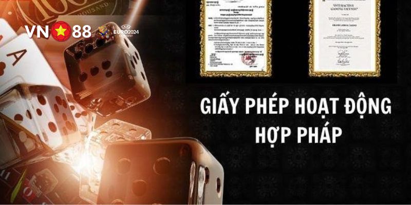 Giấy Phép Hoạt Động VN88 - Minh Chứng Uy Tín Hàng Đầu 1 Giấy phép hoạt động VN88