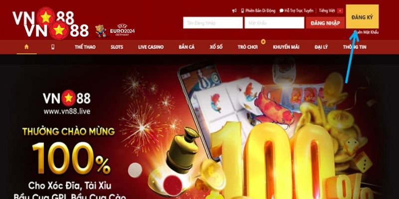 Những lưu ý liên quan đến việc đăng ký tài khoản VN88