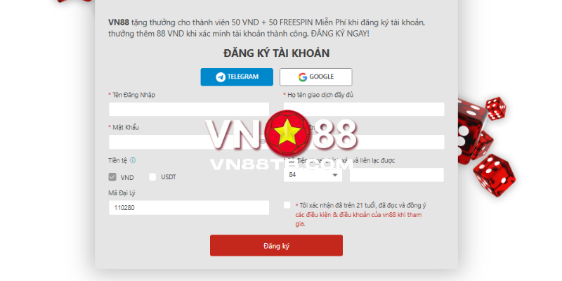 VN88 - Link Trang Chủ VN88.COM Cập Nhật Mới Nhất Lên Top 1 18 Các bước đăng ký VN88 cơ bản dành cho người mới tham gia